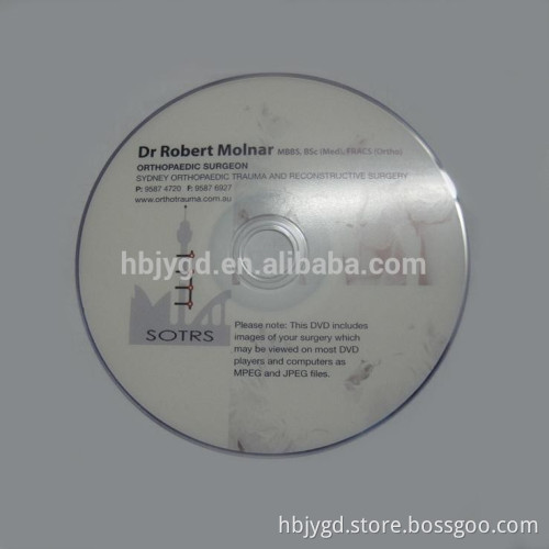 Recorded DVD Disc